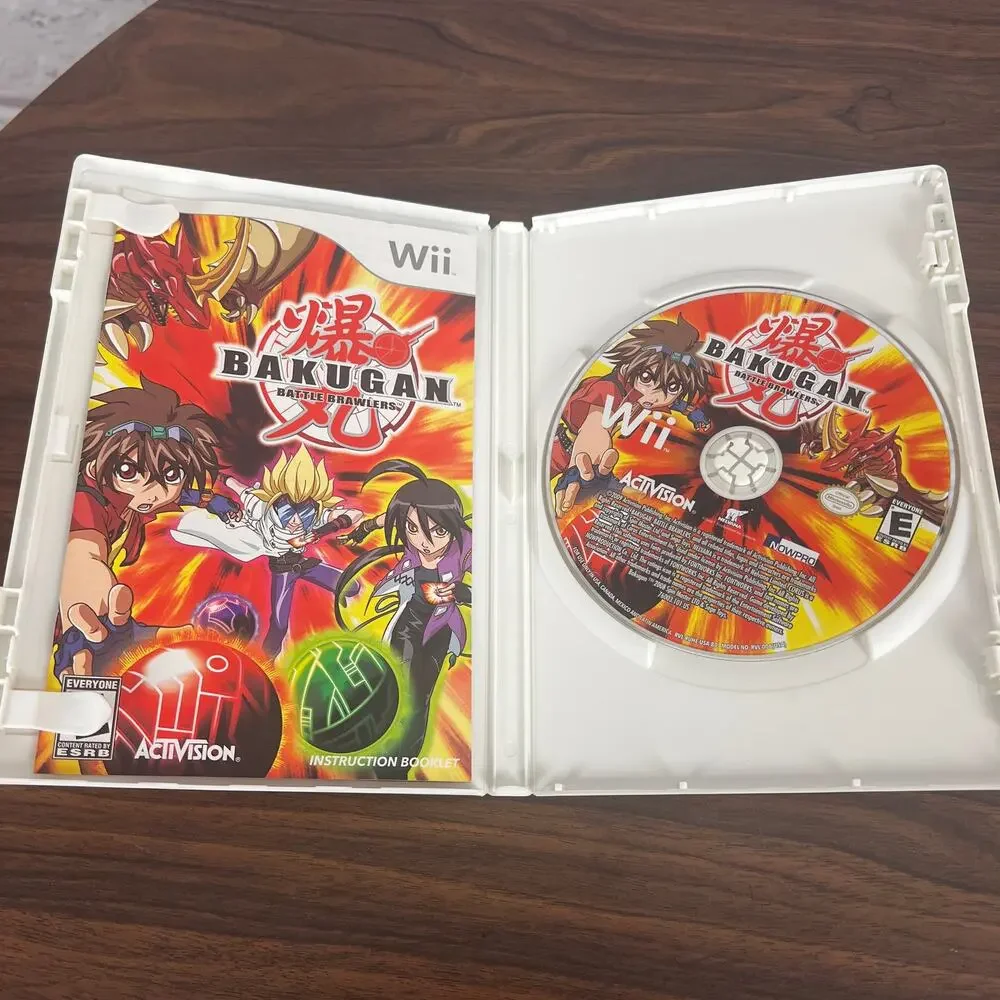 Wii Bakugan Battle Brawlers & Defenders Core CIB Complete In Box Video Game